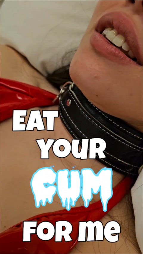Miss Peach wants to watch you eat your cum. DM us.
