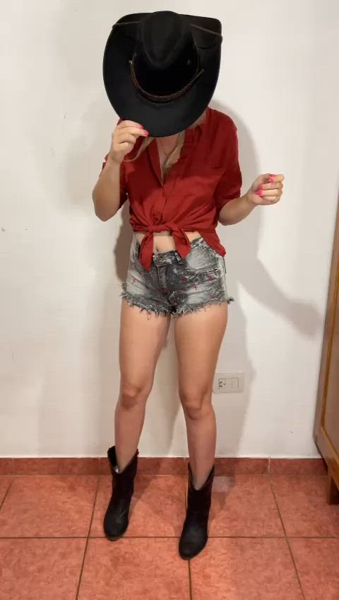 boots costume cowgirl latina onlyfans sexy clip