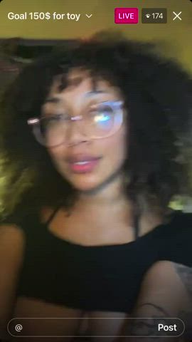 ass ass spread busty ebony flashing natural tits pussy clip
