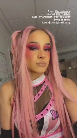 cute pink pretty clip