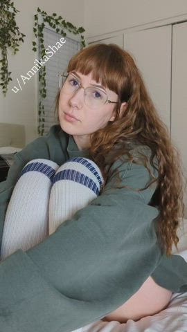 glasses pussy redhead girls-with-glasses clip