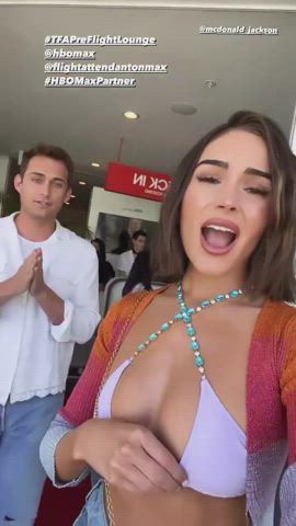 Bikini Cleavage Olivia Culpo clip