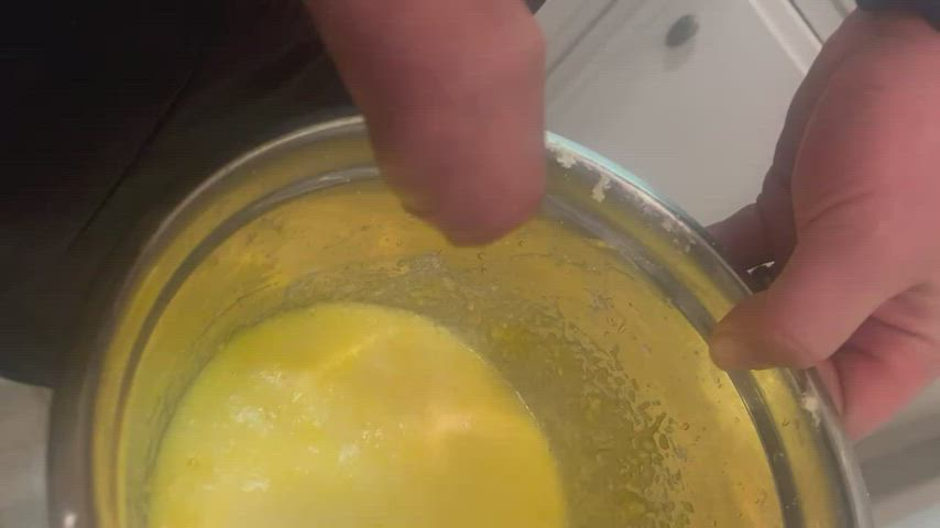 cum food fetish piss clip