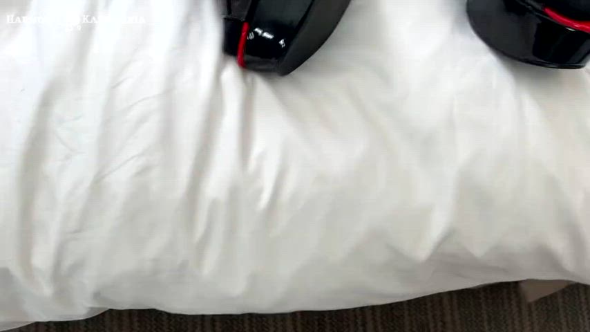 fishnet heels hotwife interracial lingerie pawg clip