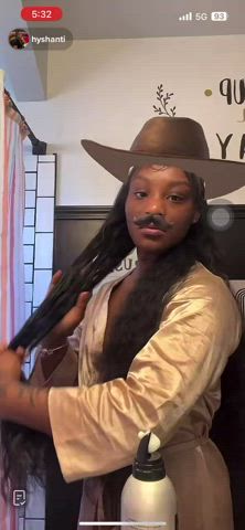 accidental ebony nipslip tiktok clip