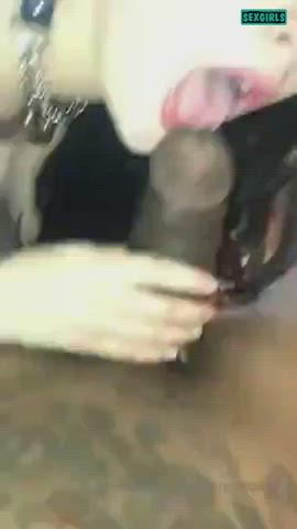 bbc big dick blowjob handjob homemade interracial clip