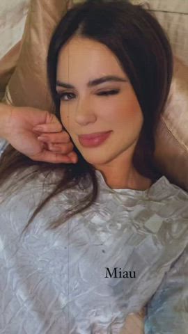 brazilian brown eyes brunette dani facial goddess hair labia sensual tease clip