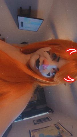 Clowngirls come equipped with butt plugs.