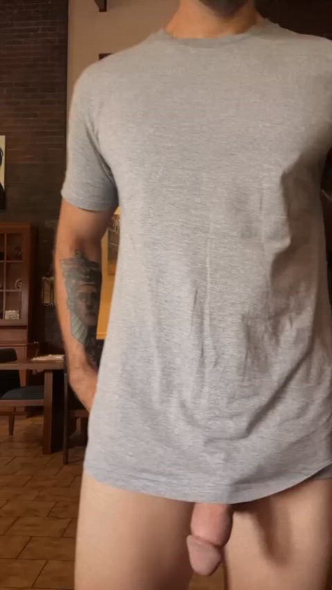 Cheeky morning reveal