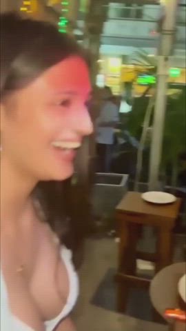 boobs bra cleavage energetic girls party clip