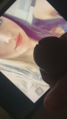 cumshot facial jerk off tribute clip
