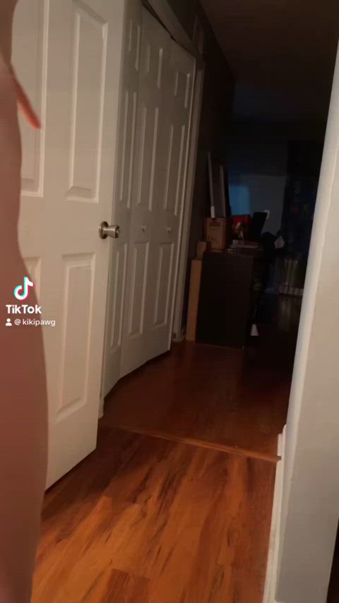 dancing long hair nude tiktok twerking clip