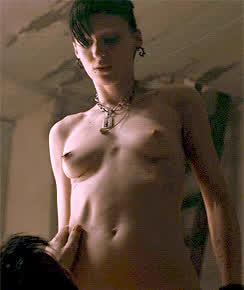 nude rooney mara small tits clip