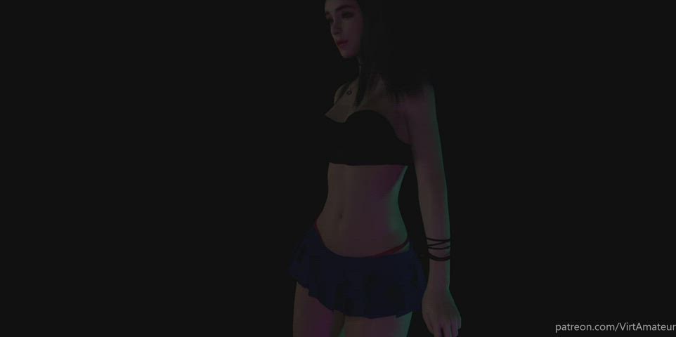 3d dancing latina vr clip