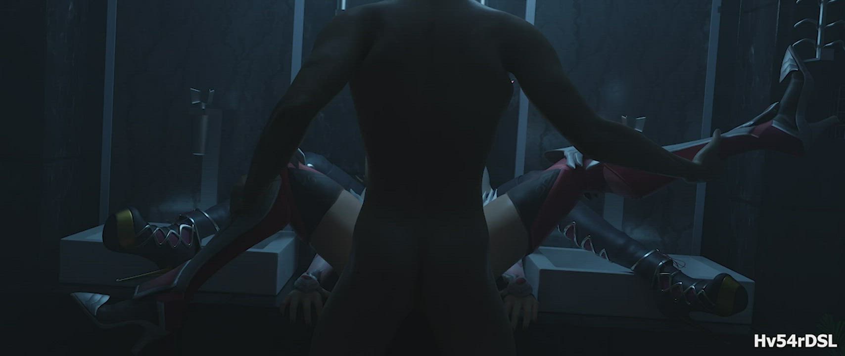 Missionary SFM Threesome clip