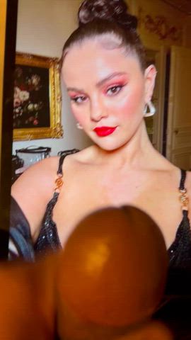celebrity cum cumshot male masturbation masturbating selena gomez tribute clip