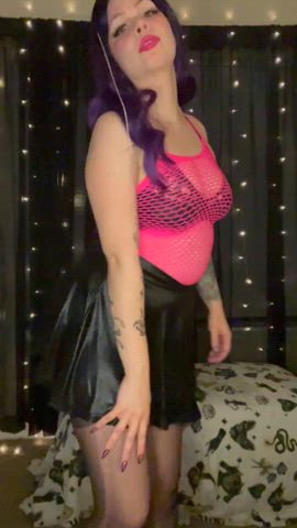 Good little slut dances her clothes off for you