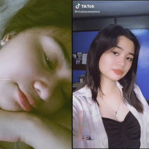 Asian Boobs Brunette Petite Pinay Shower TikTok Tits Wet Porn GIF by 71hhh71