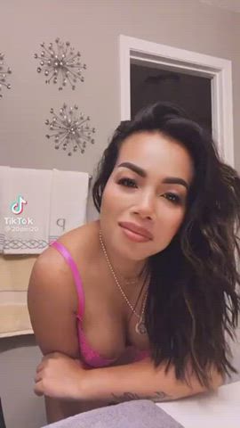big tits bra lingerie tiktok tits clip
