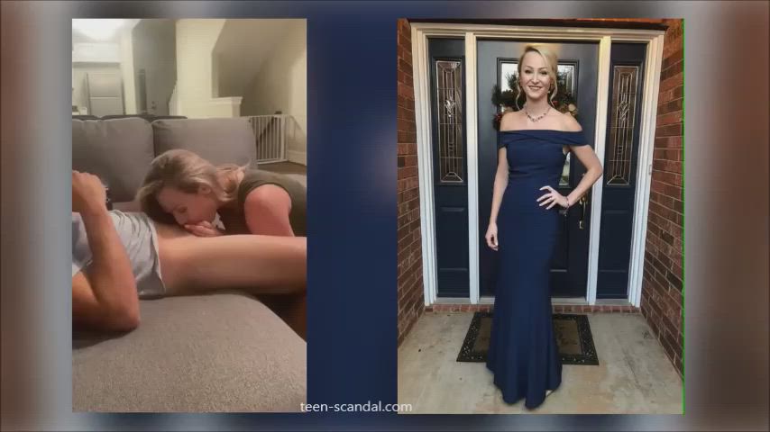 amateur blonde blowjob homemade hotwife clip