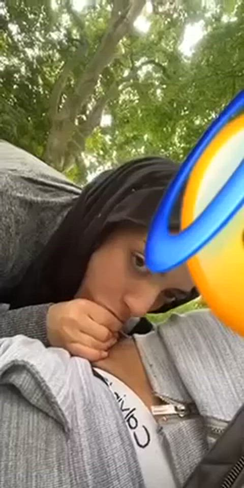 arab blowjob hijab outdoor clip