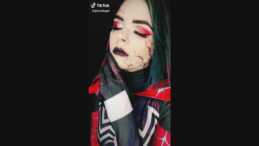 goth split screen porn tiktok clip