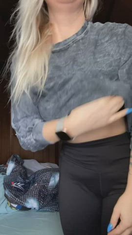 big tits blonde tits milf clip