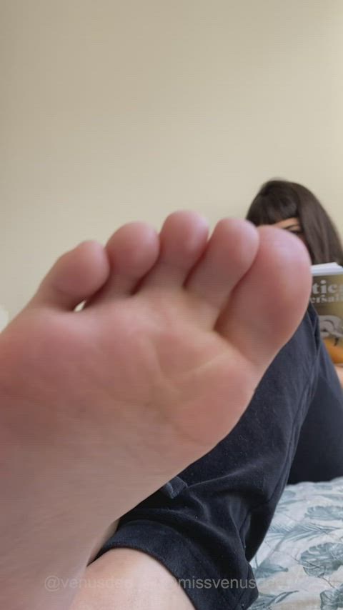 Is it me, or are you falling in love with my foot?