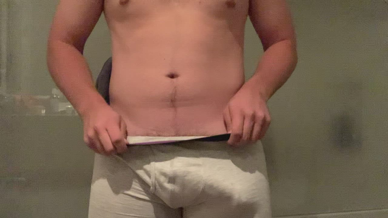 Whipping out my teen cock