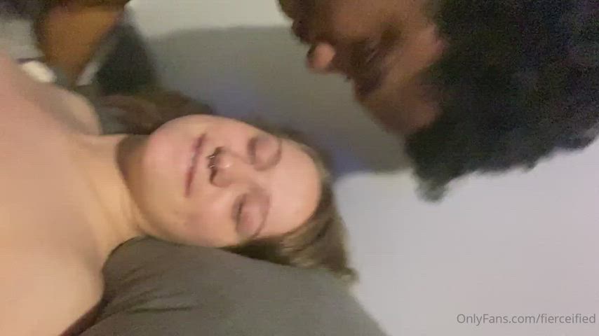 bbc big tits chubby cum on tits cumshot interracial thick clip