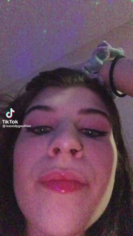 lick lips tongue fetish clip