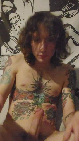 big dick cumshot tattoo femboys clip