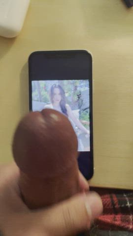 brunette cumshot cute male masturbation masturbating tribute white girl clip
