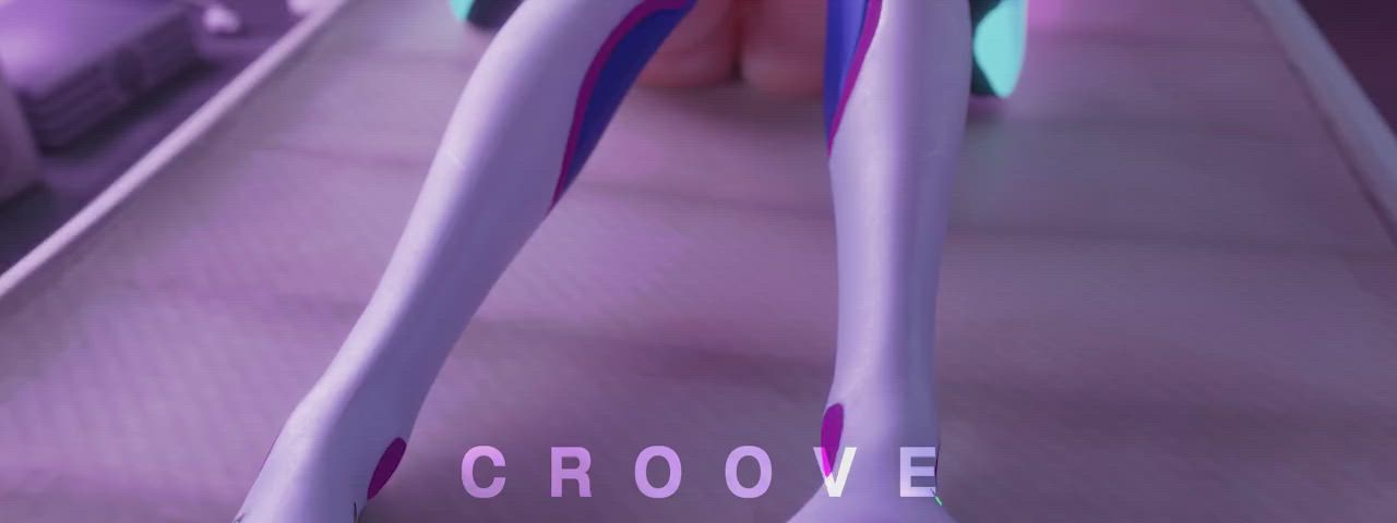 Sombra riding D’Va’s big futa cock