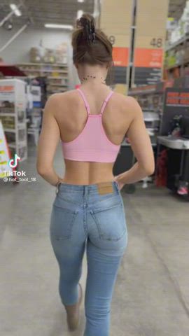 jeans tight ass tiktok clip