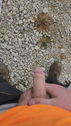 amateur big dick cock piss public clip