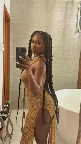 ebony pretty tall thick clip