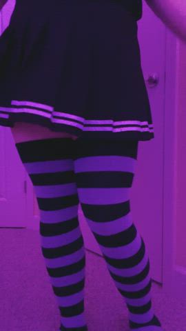 Chastity Femboy Flashing Skirt Upskirt clip