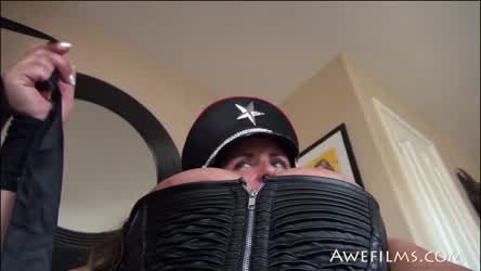 Babe Dominatrix Fake Tits Huge Tits Sloppy clip