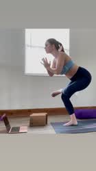 Pregnant Redhead Yoga clip