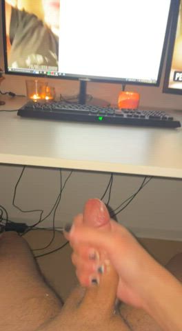 big dick cock worship jerk off cock clip
