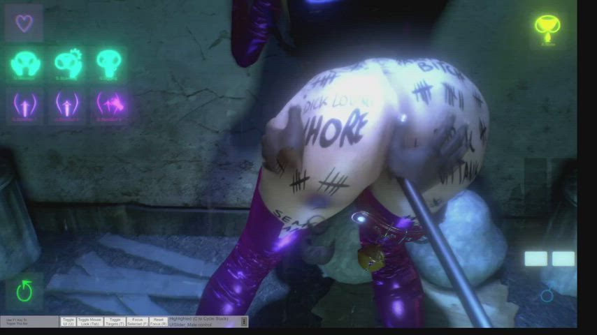 3D Female Toy clip