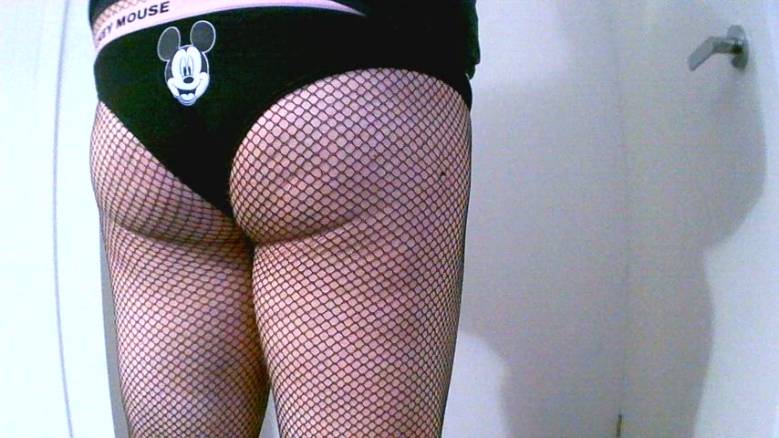 ass big ass crossdressing fishnet panties sissy sissy slut clip
