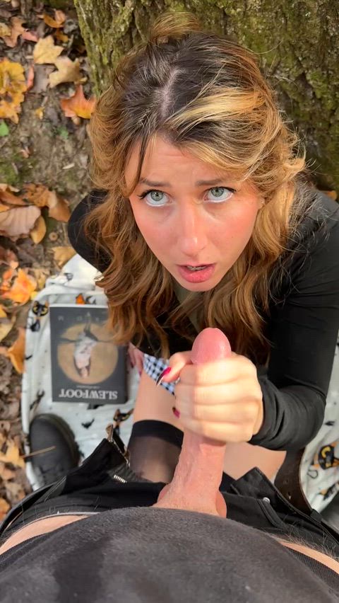 Gorgeous day for a hike and a blowjob
