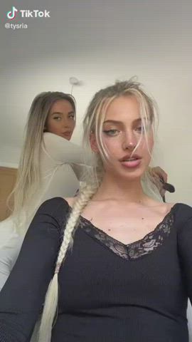 Blonde Blue Eyes Wife clip