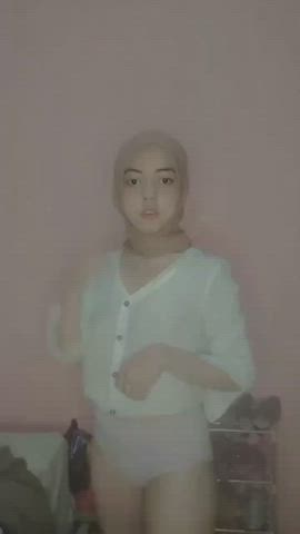 ass blowjob boobs cumshot hijab indonesian threesome clip