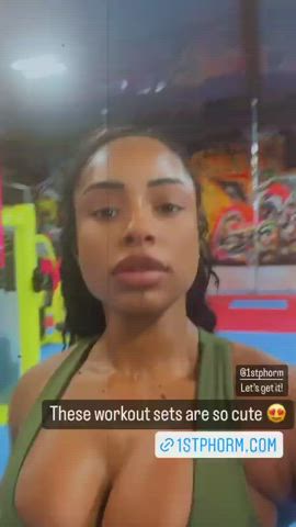 Sweaty Qimmah Russo 💪