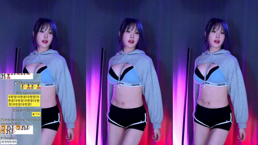 asian big tits dancing korean clip