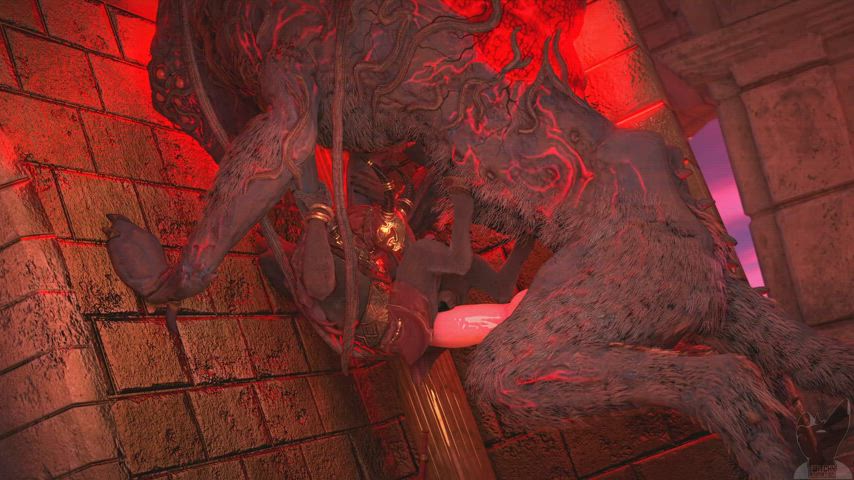 3d animation cartoon monster-sex clip