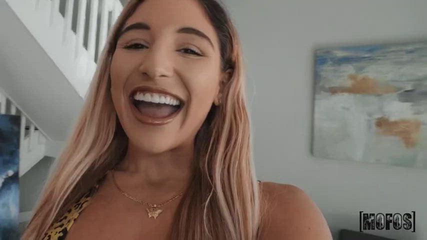 Abella Danger Reverse Cowgirl Standing Doggy clip